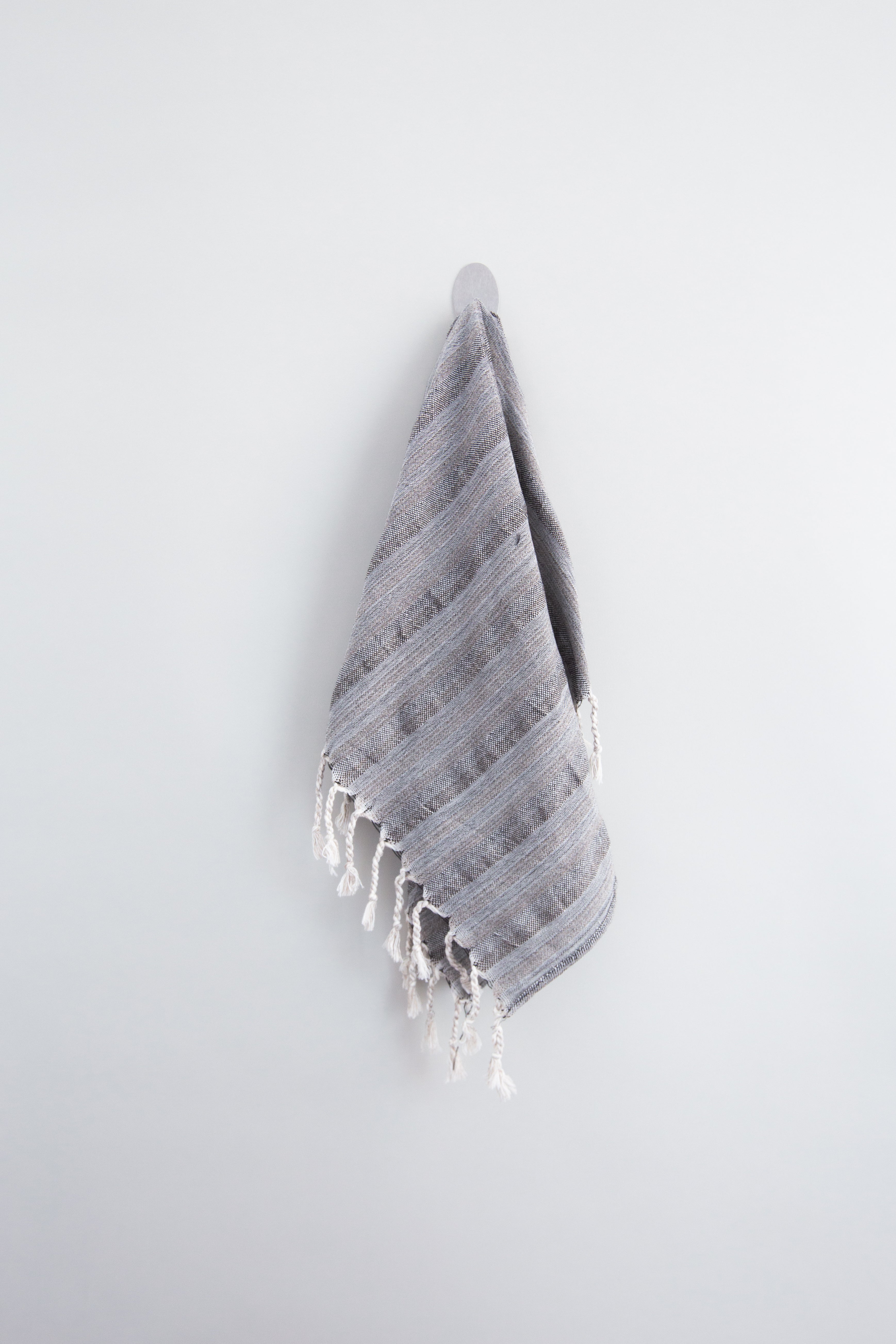 Black New York Hand Towel