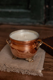 CMK Vintage French Inspired Grapefruit Mint Jardinière Candle