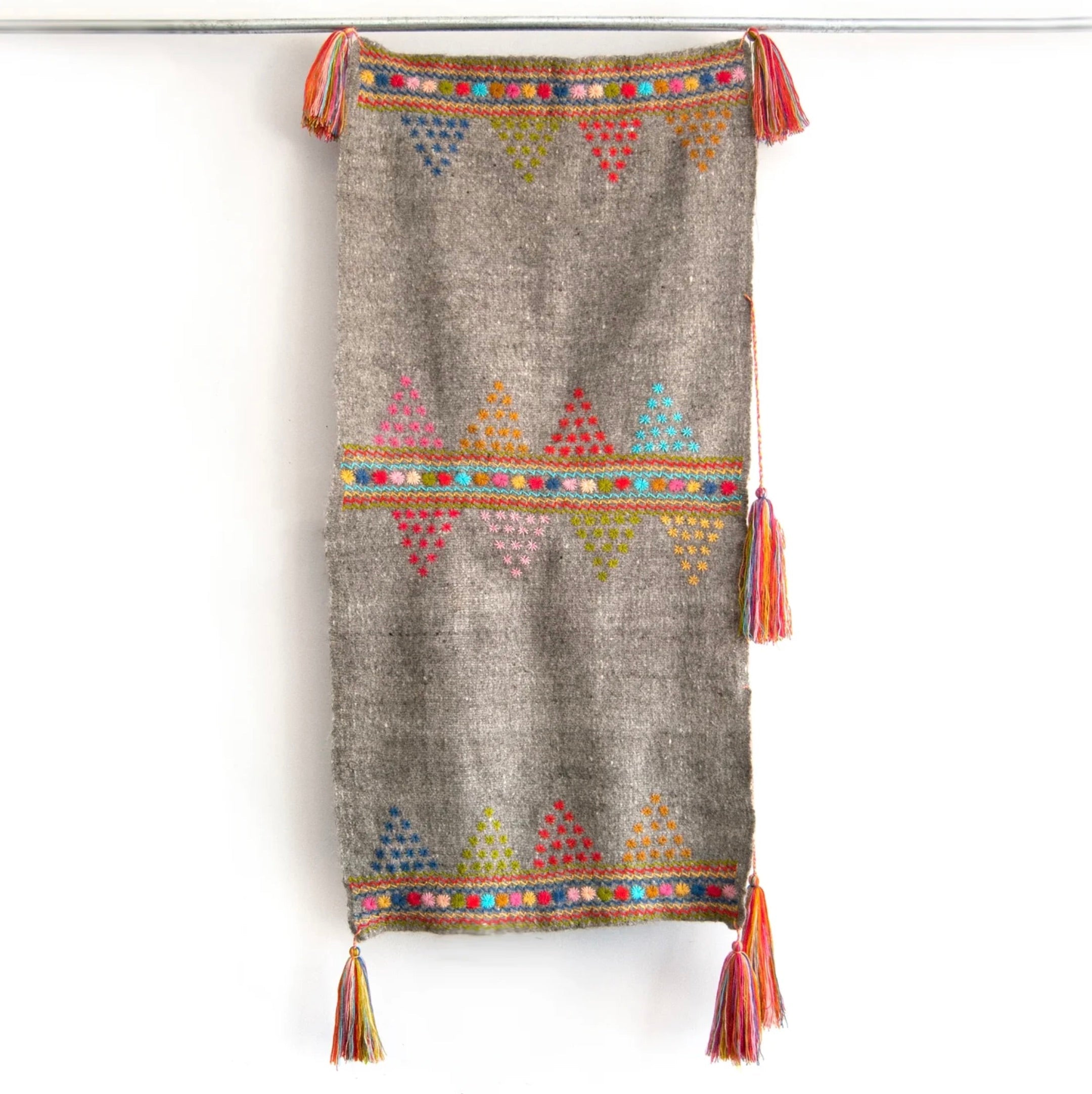 Erika Throw - Grey Multicolor