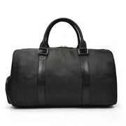The Endre Weekender | Black Pebbled Leather Weekender