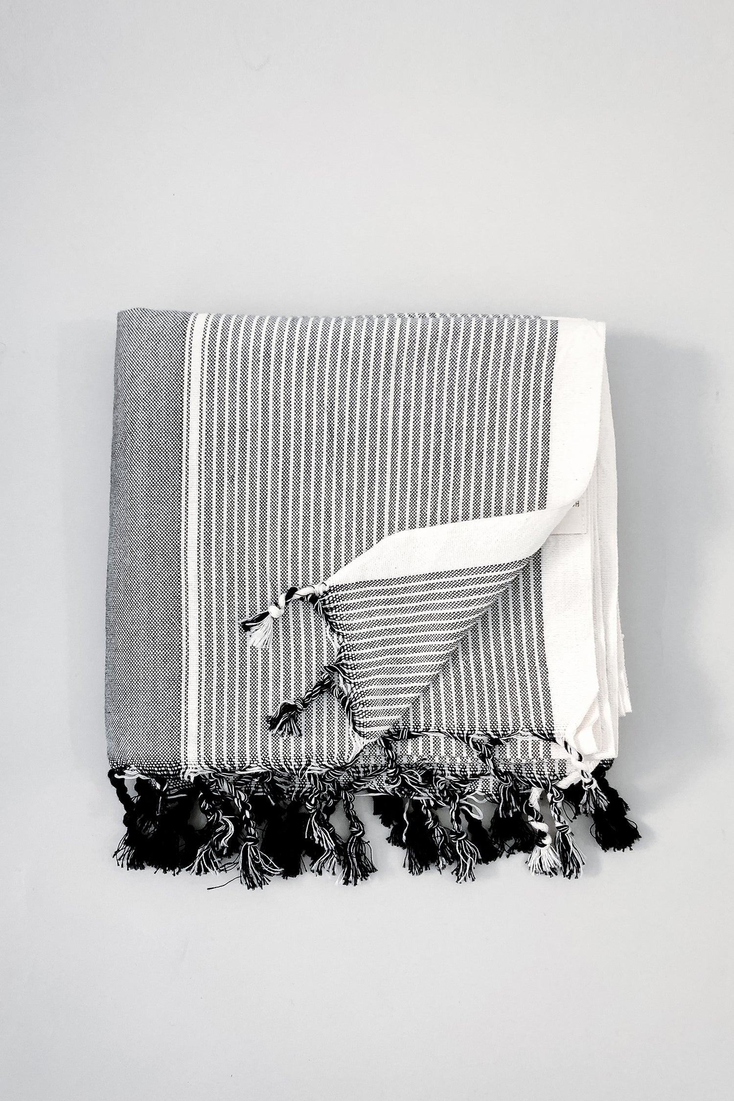 Grey Stripe Tribeca Towel