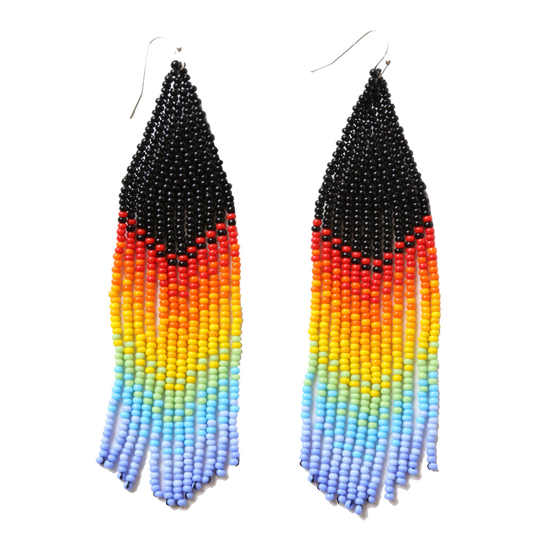 Black Rainbow Earrings