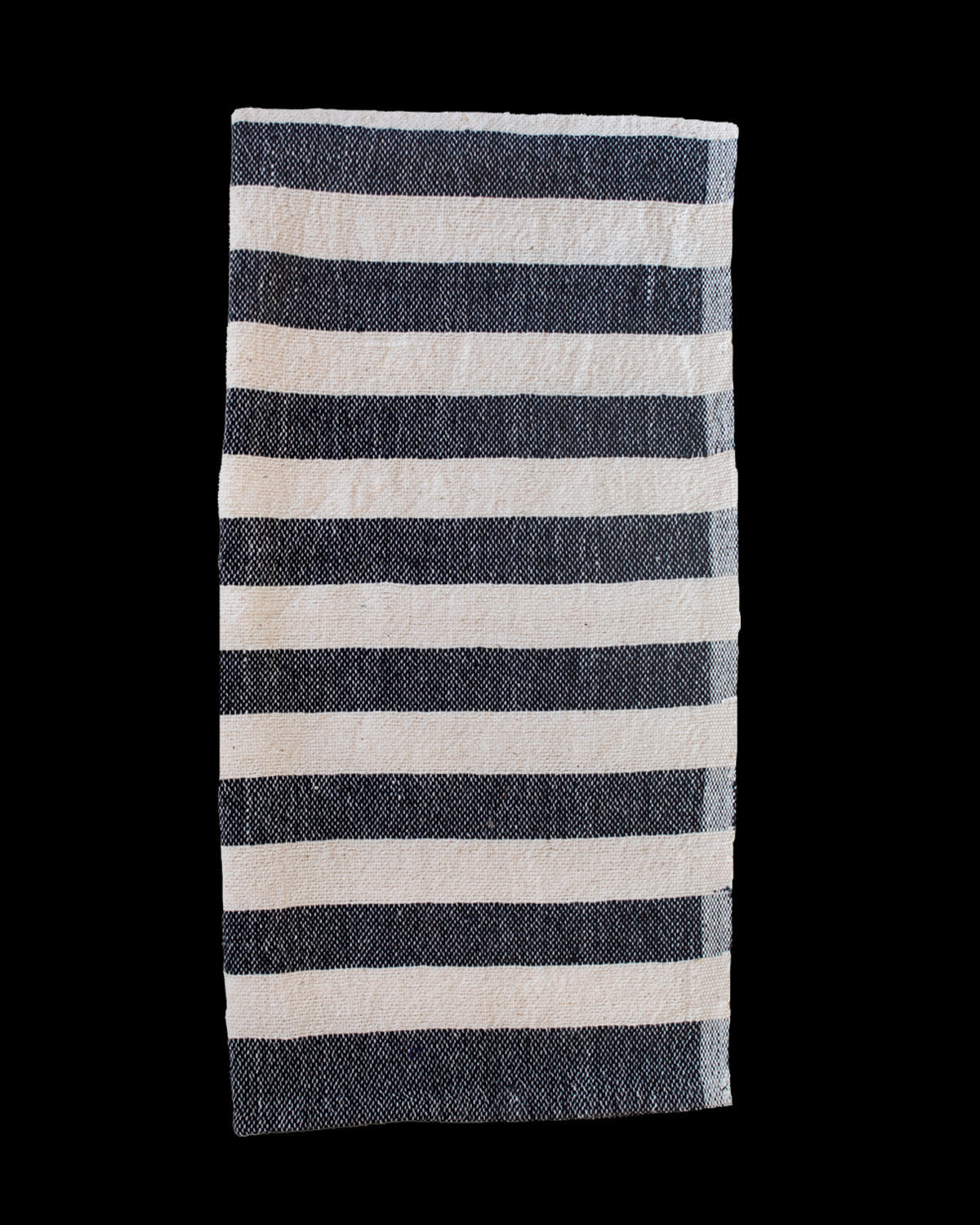 Black Stripe Hand Towel