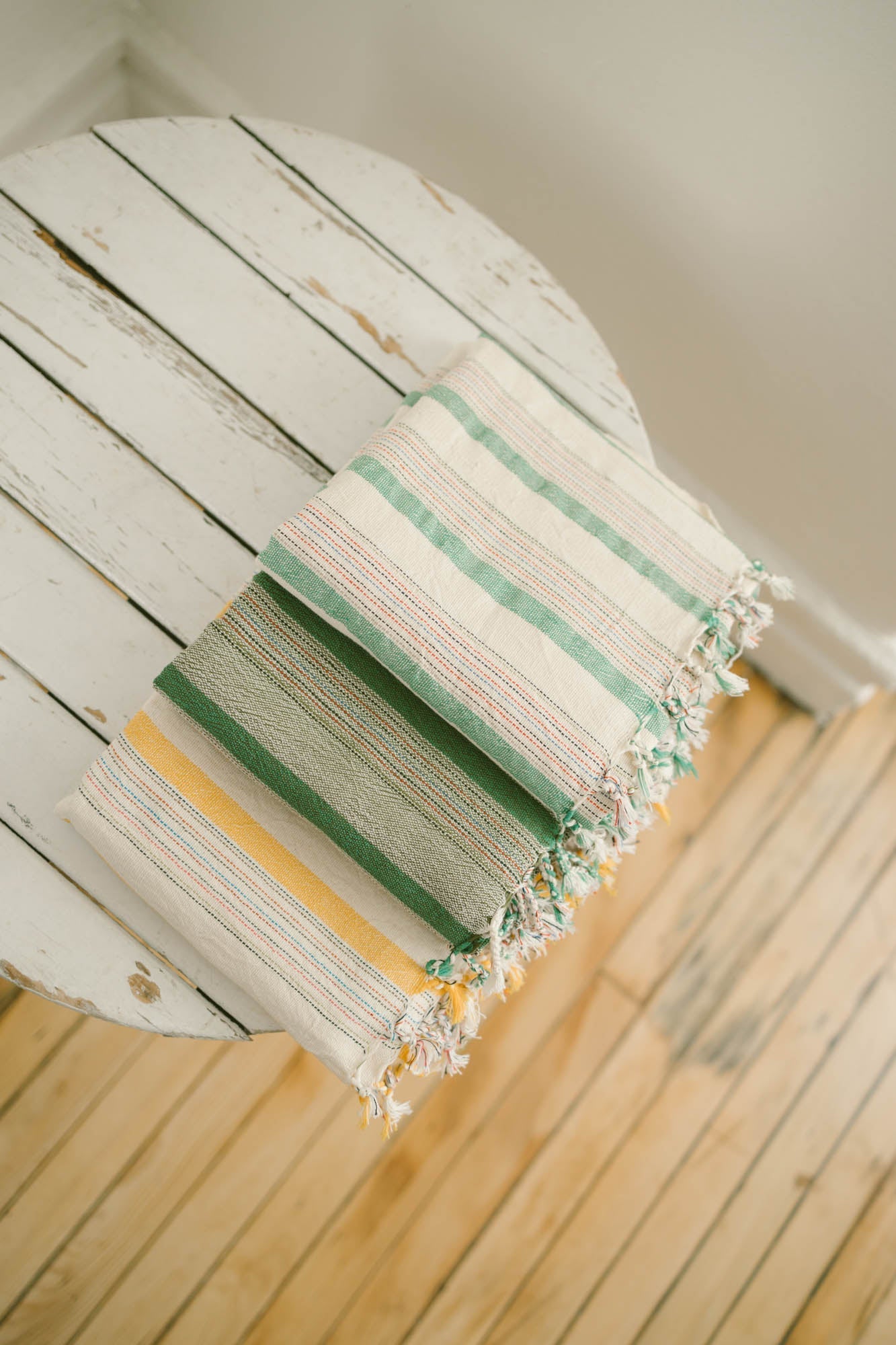 Green Ivory Montauk Towel