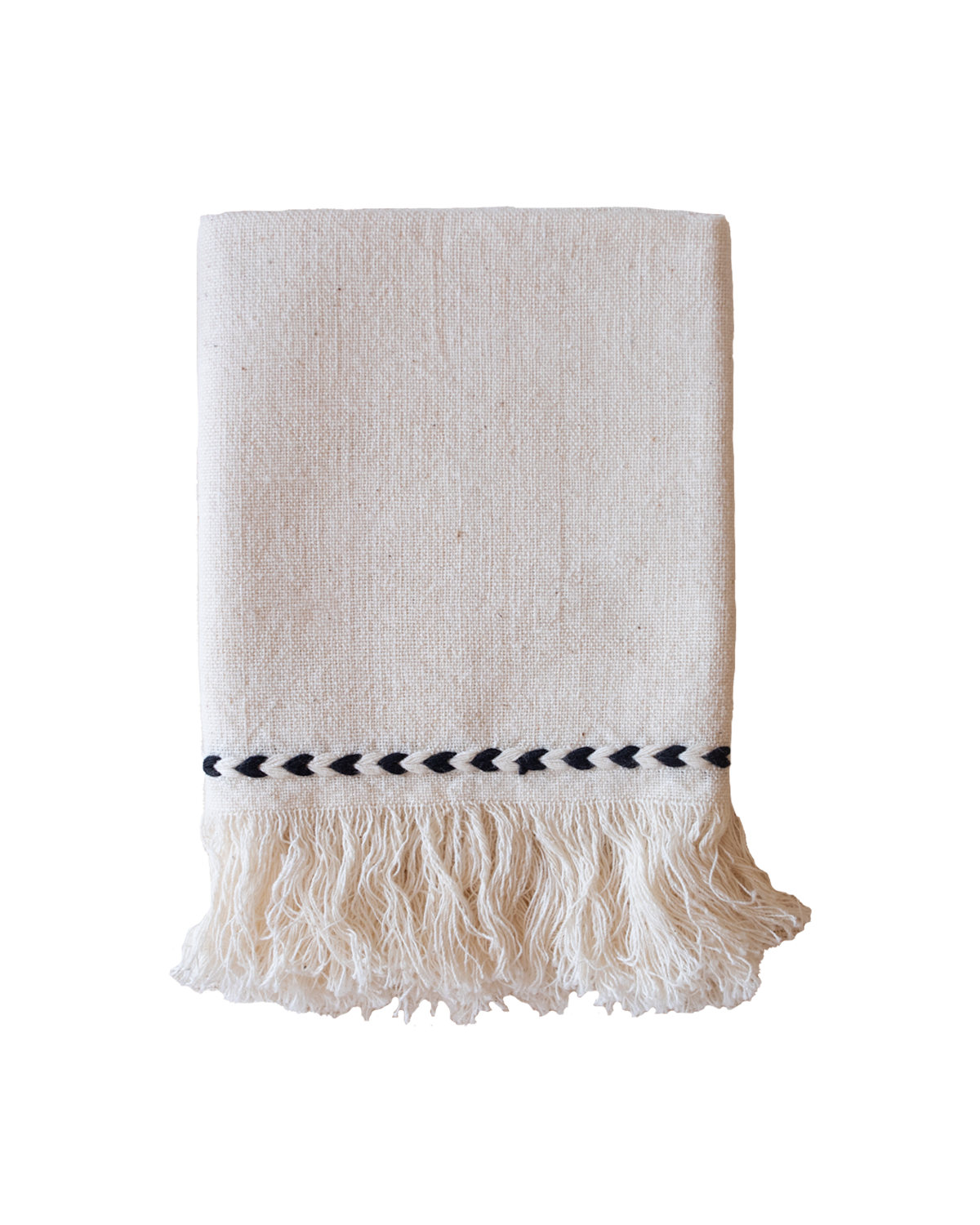 Black Braid Detail Napkin | Set of 2