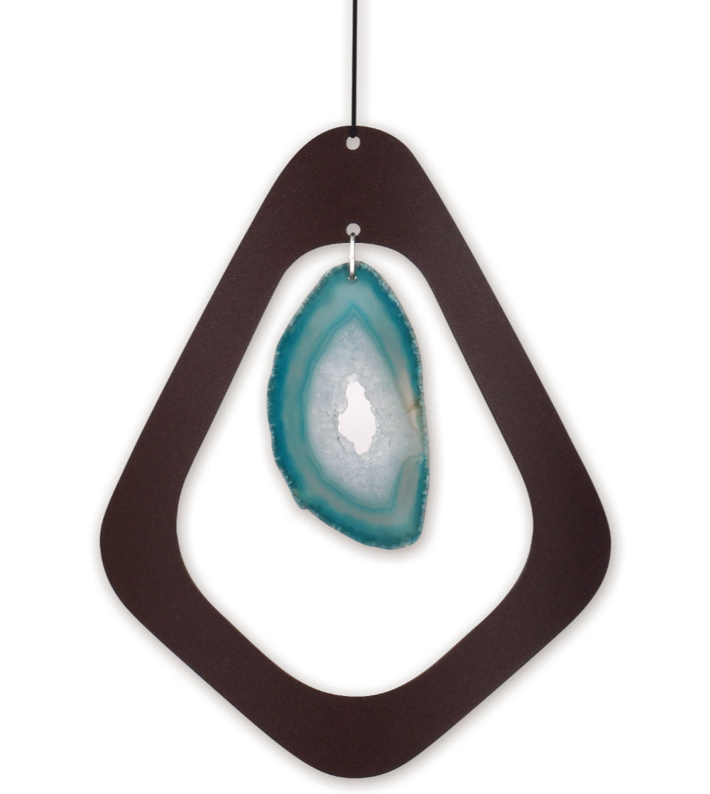 Wind Bell Blue Agate L