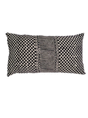 Samburu Charcoal Lumbar Pillow Cover