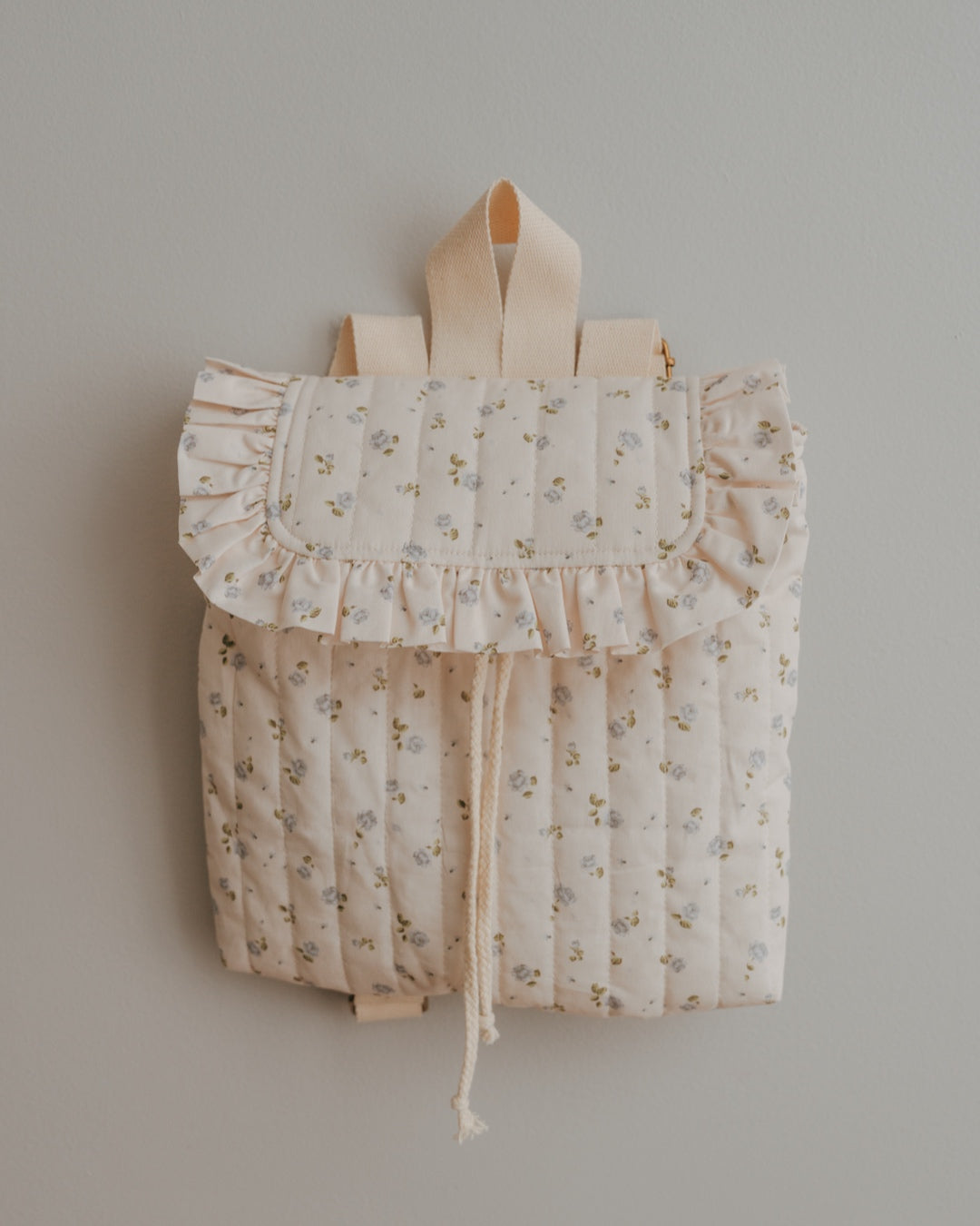 Eloise Quilted Backpack | Vintage Petite Blue
