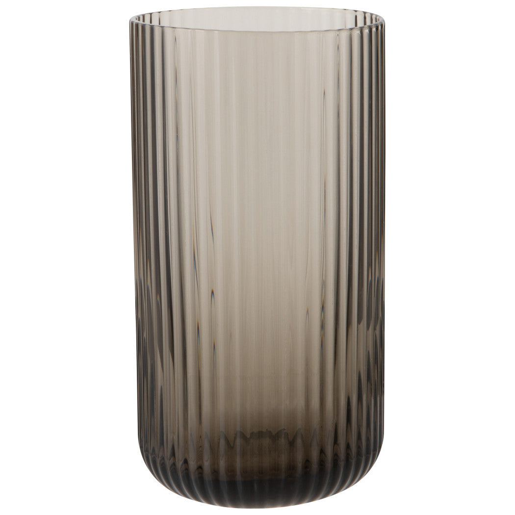 Set of 4 Tumbler 17oz Fluted Smoke