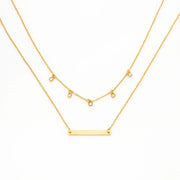 Layered Gem Necklace