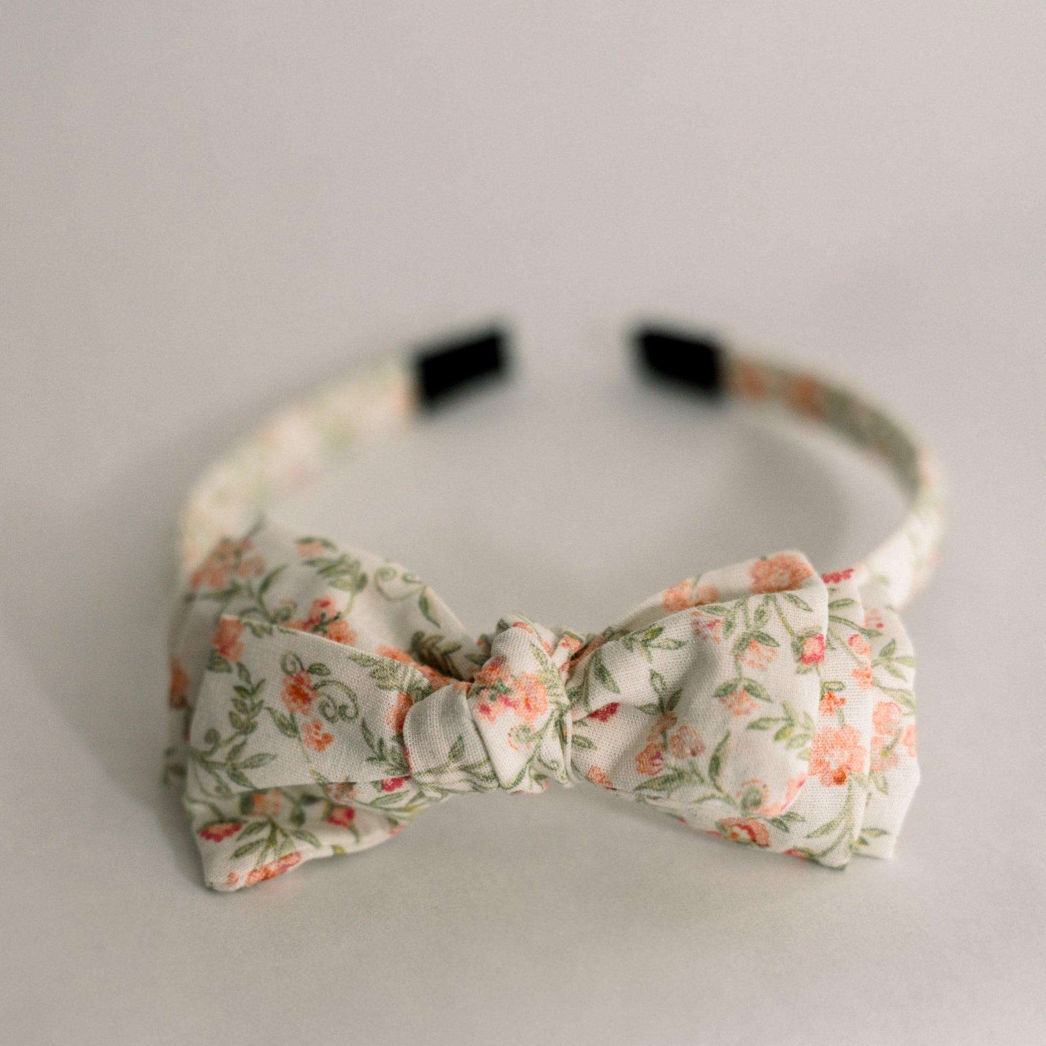 Three Little Bows Headband- Blushing Blooms