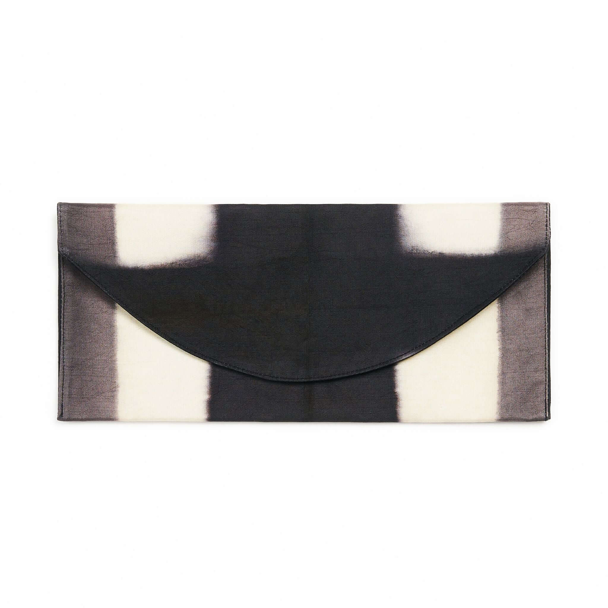 Melo Gold Mulberry Silk Shibori Hand Crafted Zero Waste Pouch