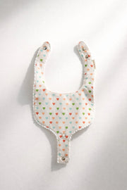 Soothe & Snap Pacifier Bib- Sweetheart Parade