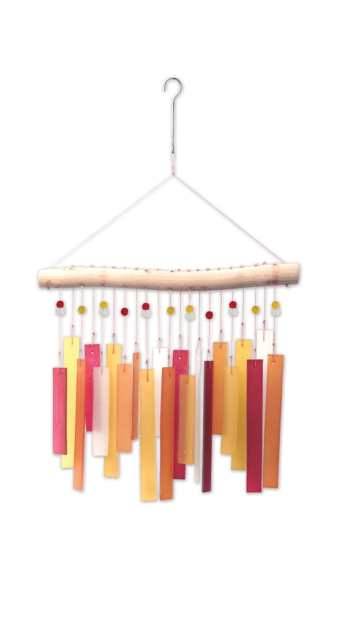 Recto, Tequila Sunrise Sea Glass Wind Chime