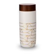 The Alchemical Signs Gold Ceramic Travel Mug