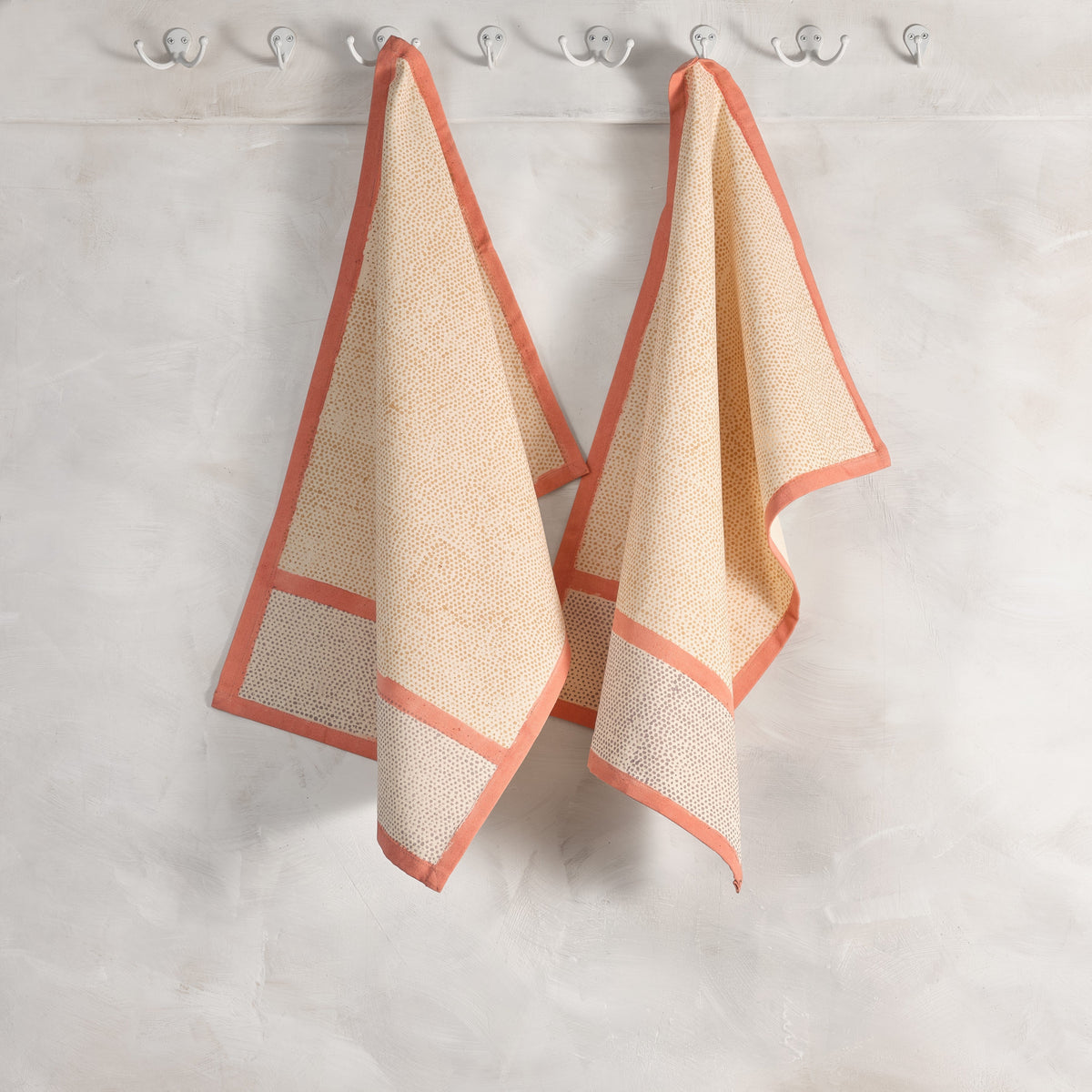 Kora Cotton Kitchen Towels | Set of 2 | RAINDROP
