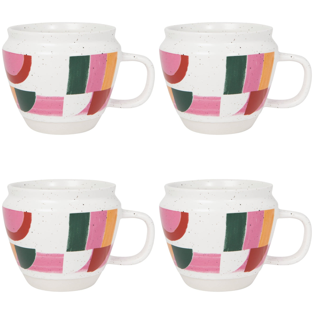 Set of 4 Mug Formation Prism