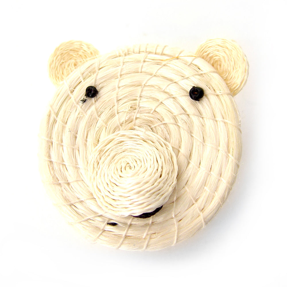 Polar Bear Lidded Basket