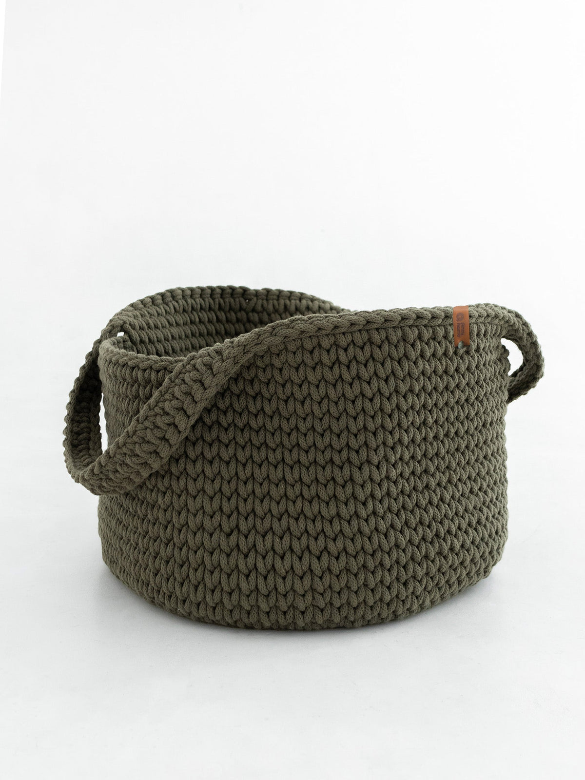 Basket Round with Handles