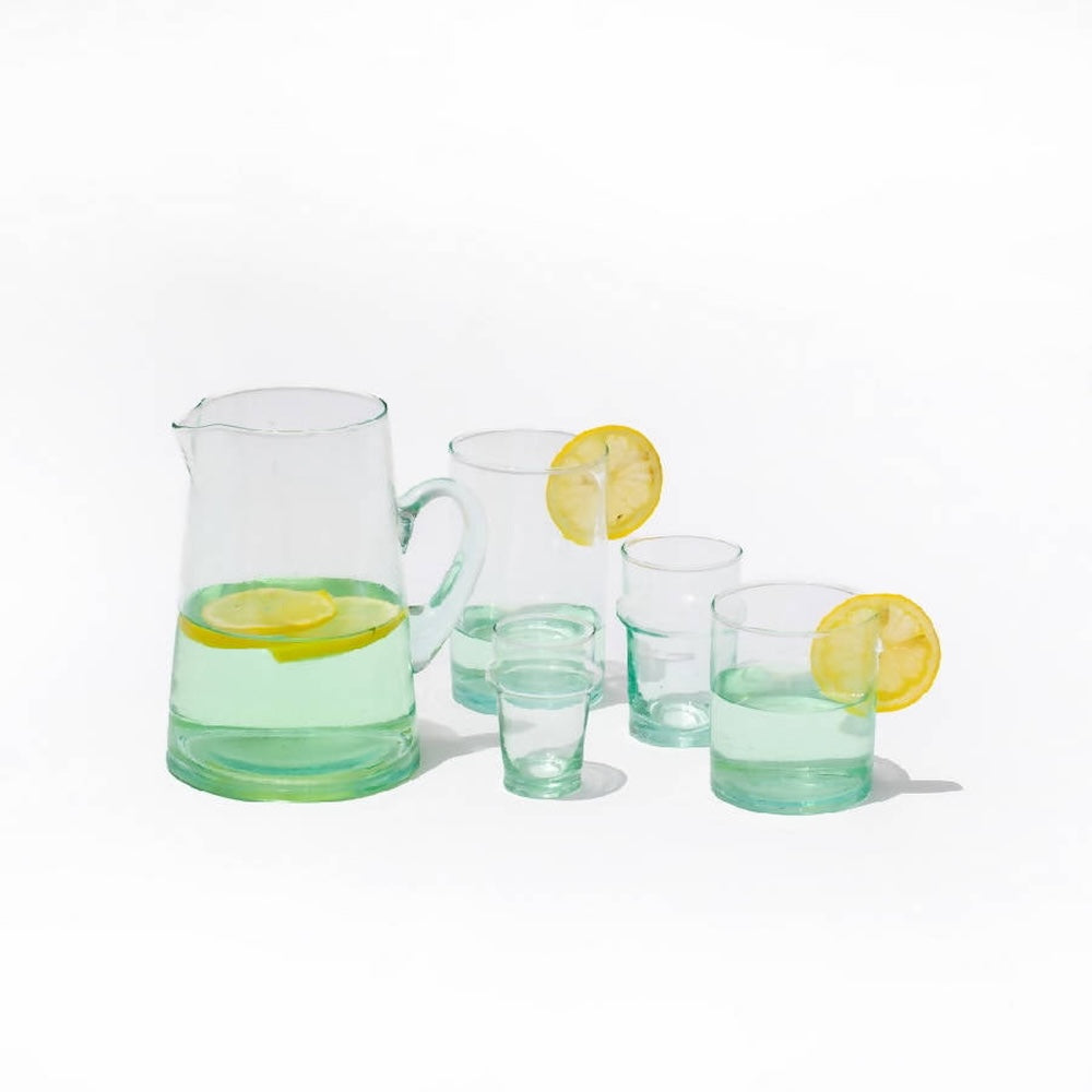 Large Recycled Beldi Glass