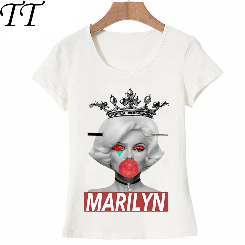 Retro Marilyn Glam Tee - Vintage Style with a Touch of Hollywood Glamour!