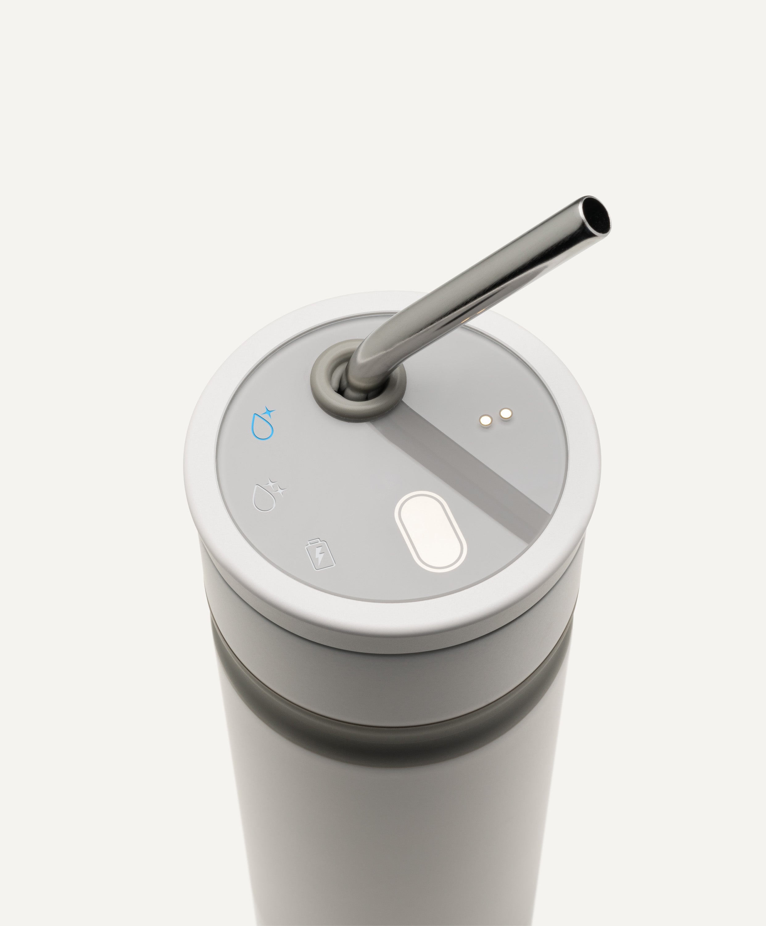 Uvio Self Purifying Water Bottle - Glacier White