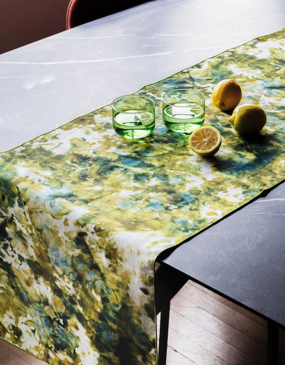 Green Marble Runner