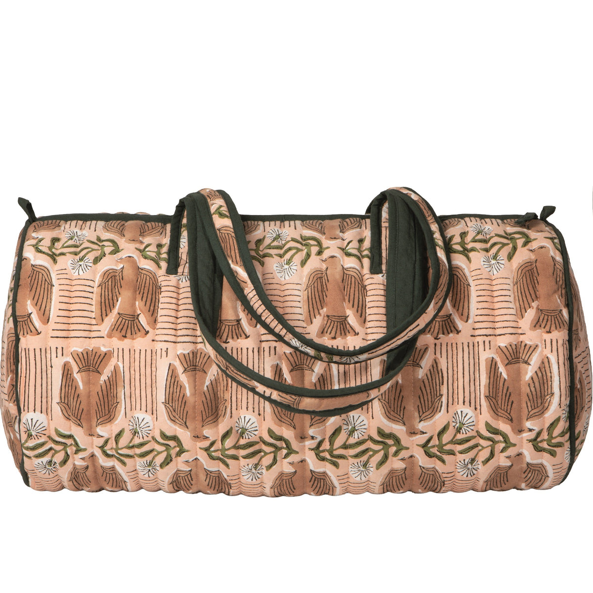 Peregrine Block Print Weekender Bag