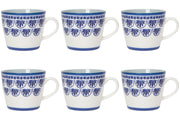 Set of 6 Porcelain Mug 12oz