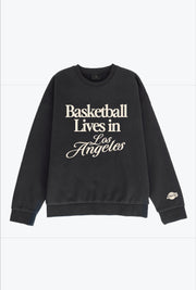 Basketball Lives in Los Angeles SuperHeavy™️ Crewneck - Off Black
