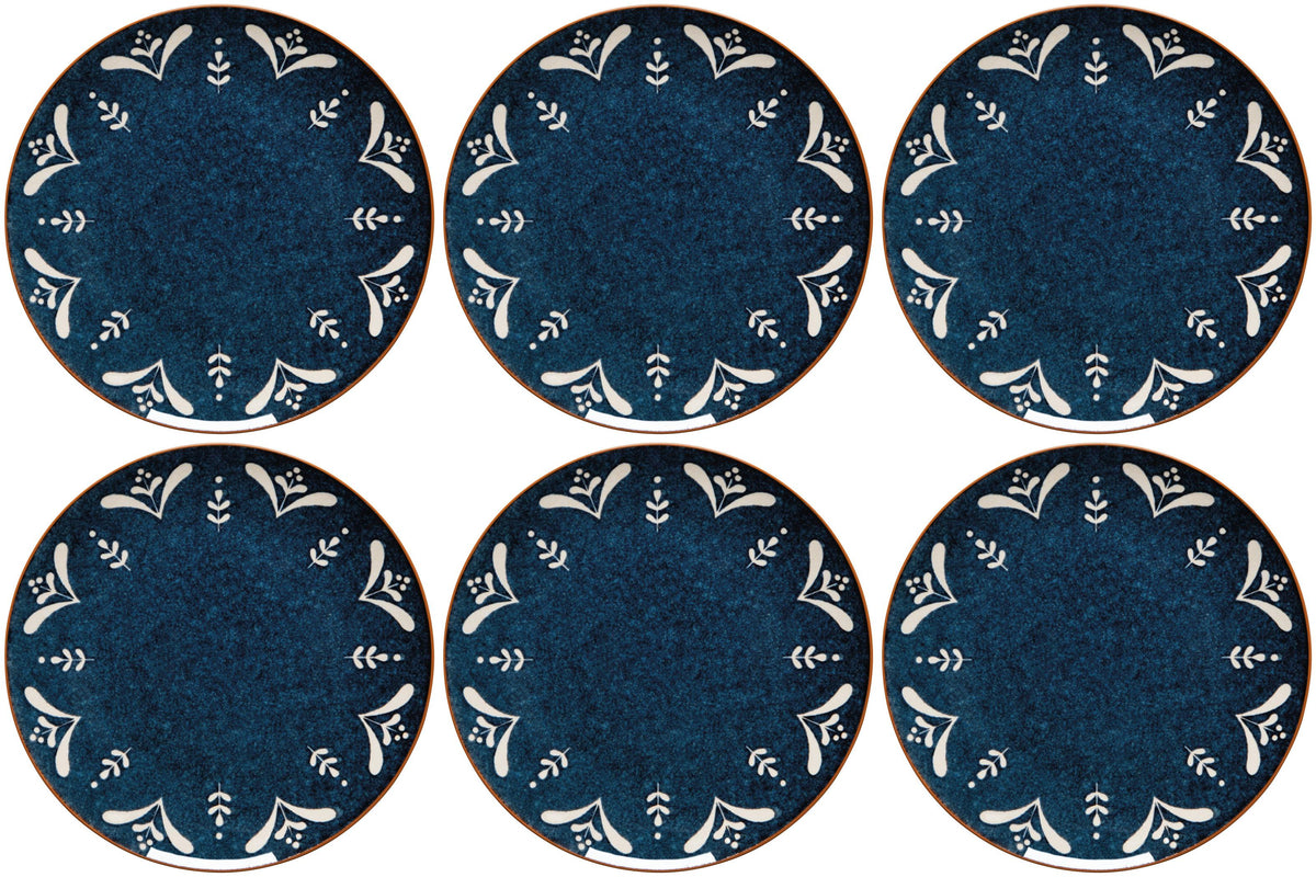 Set of 6 Nightbloom Dinner Plate 10.5 Inch