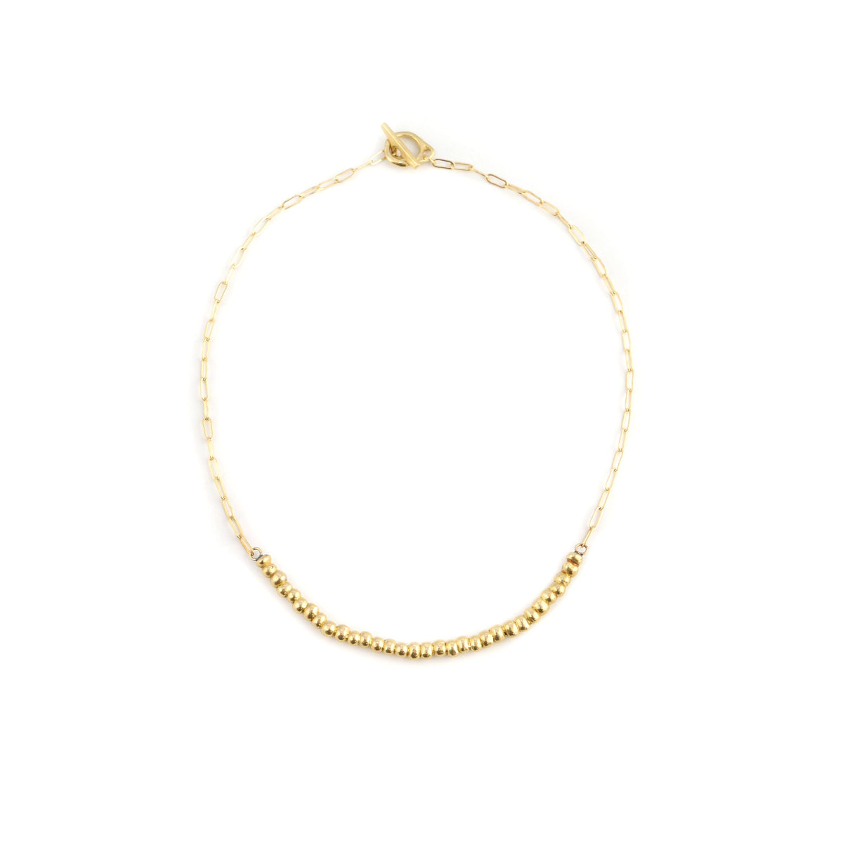 Droplet Bronze Necklace