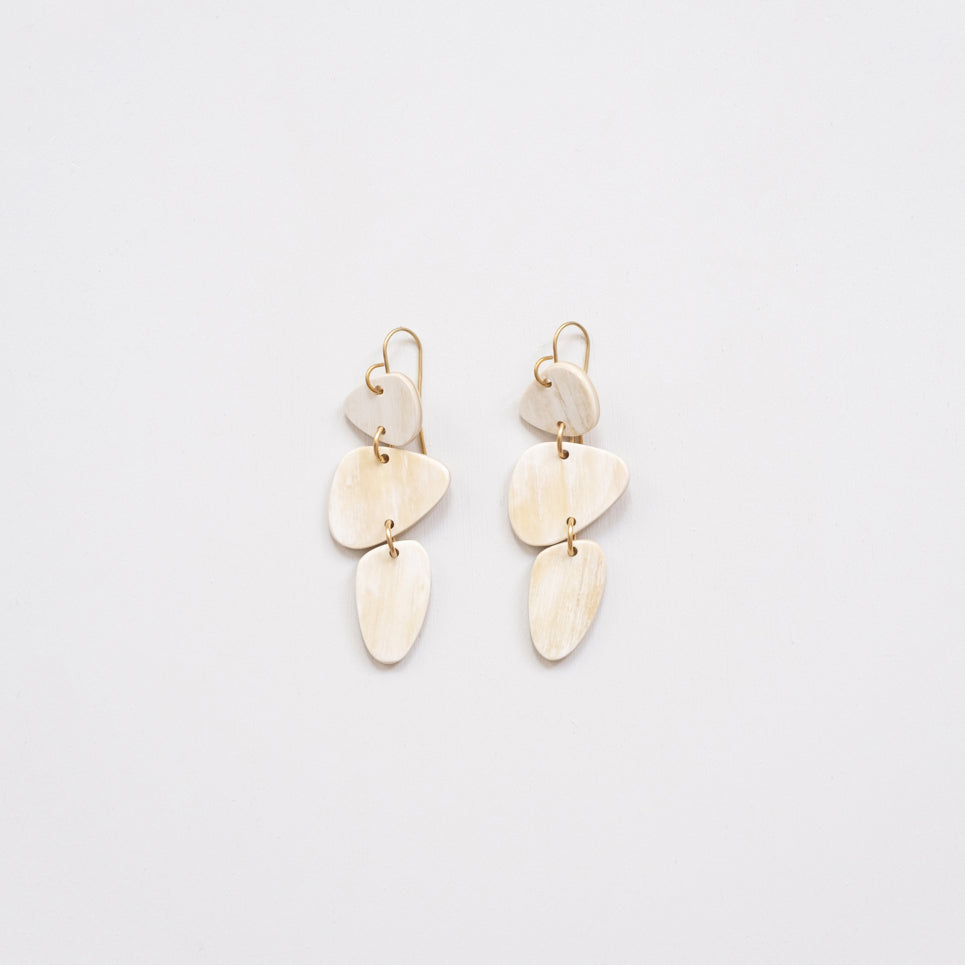 Stacked Stone Earrings