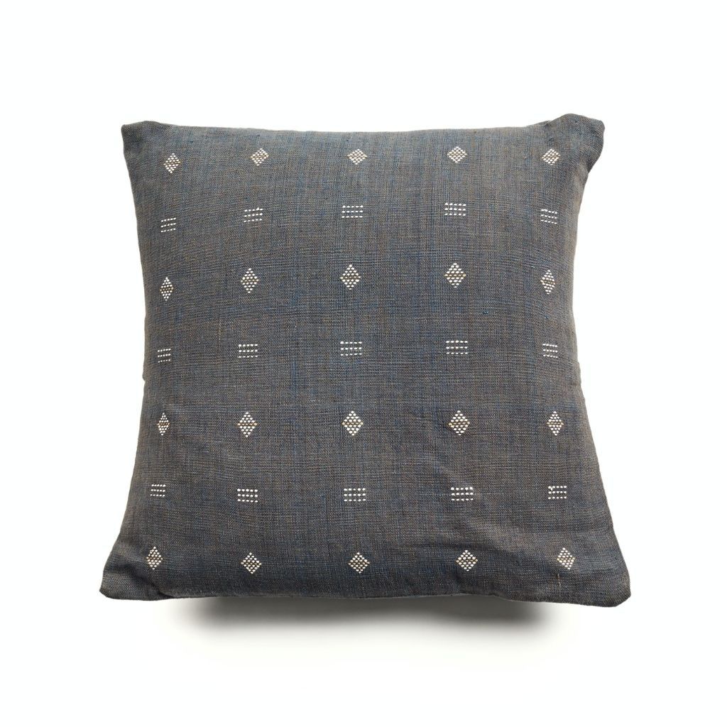 Nira Indigo Hand Spun Organic Cotton Handloom Pillow