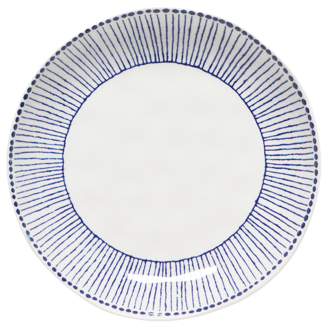 Set of 6 Sprout Stamped Plate 7.75 inch