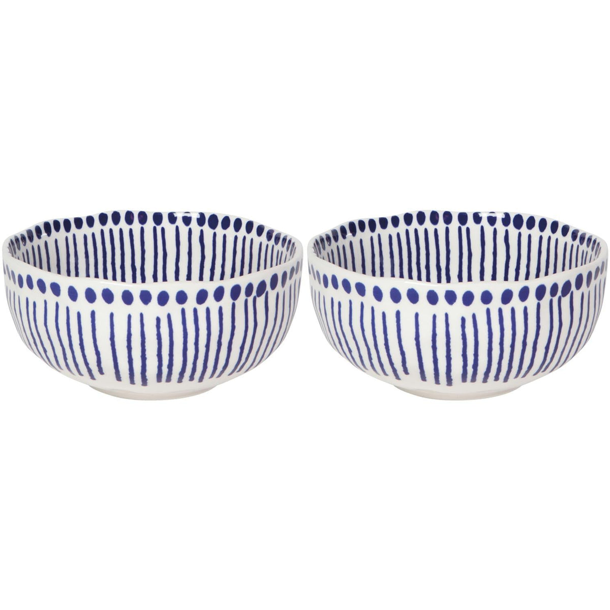 Set of 2 Sprout Stamped Mixing Bowl Small 6 inch