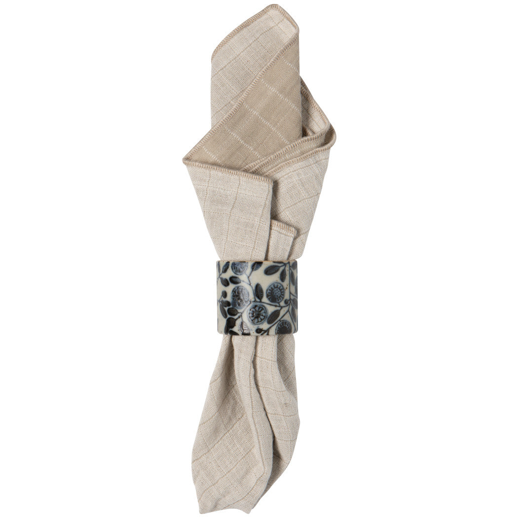 Set of 12 Calendula Element Napkin Ring