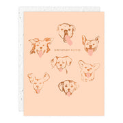 Dog Kisses - Birthday Card