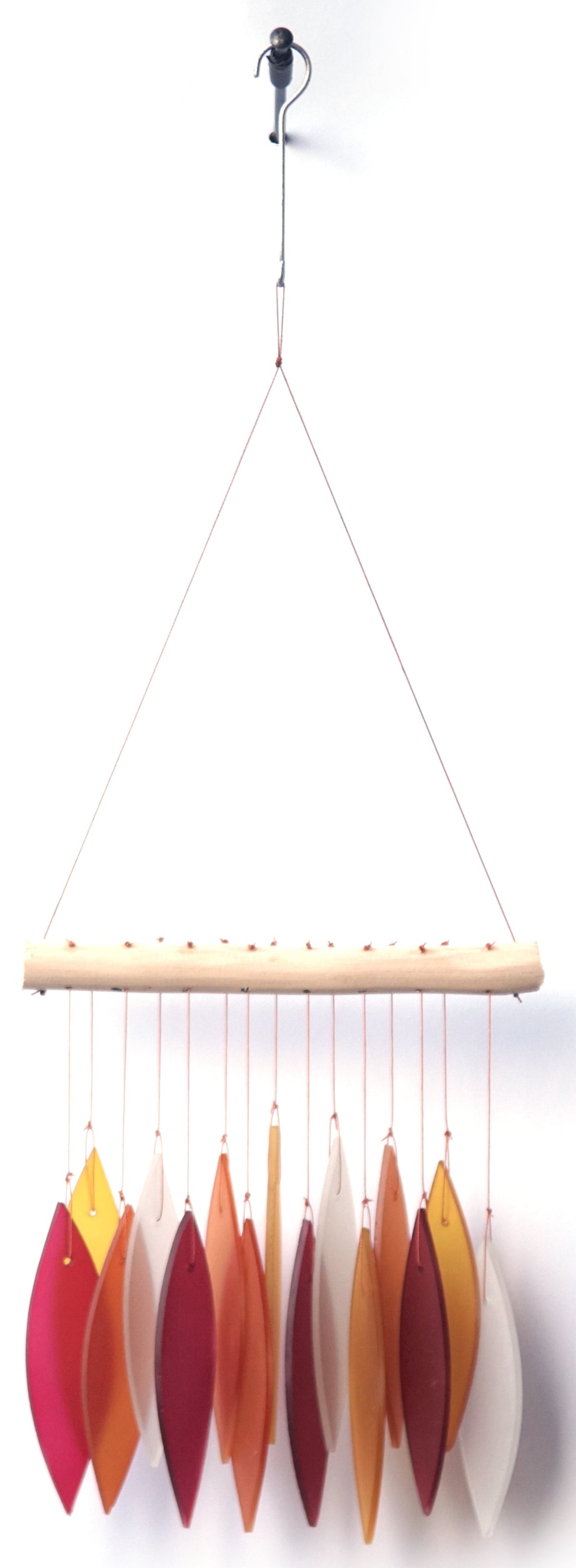 Featherline, Tequila Sunrise Sea Glass Wind Chime