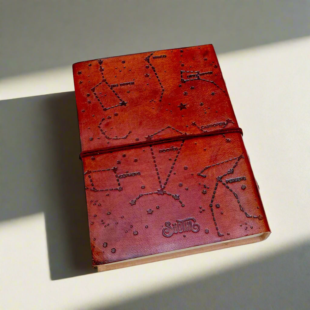 Jane Austen Quote Leather Journal