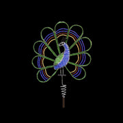Peacock Garden Stake (Set of 3)