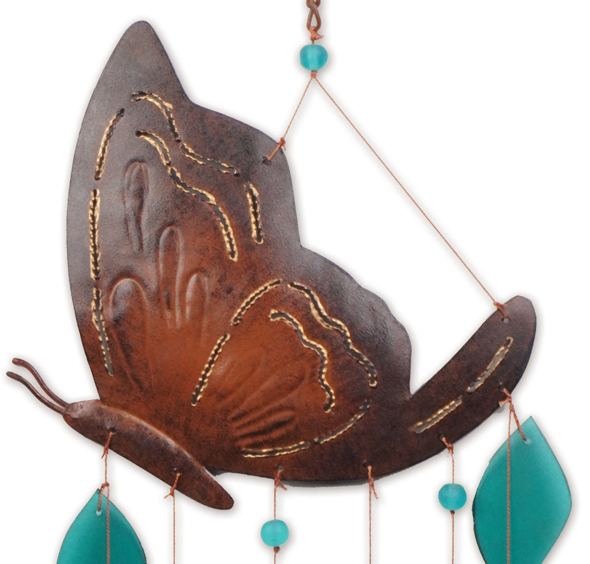 Butterfly Sea glass Chime
