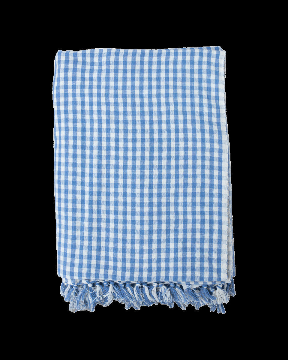 Chambray Gingham Tablecloth
