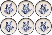 Set of 6 Floren Hand-painted Turkish Appetizer Plate 4.75 inch