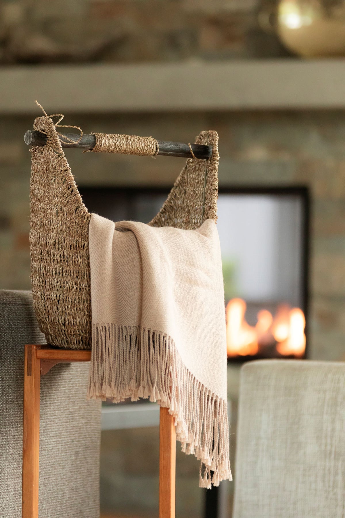 Wasi Collection - Undyed Camel Baby Alpaca Throw