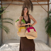 Chainette with Bamboo handles