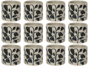 Set of 12 Posy Element Napkin Ring