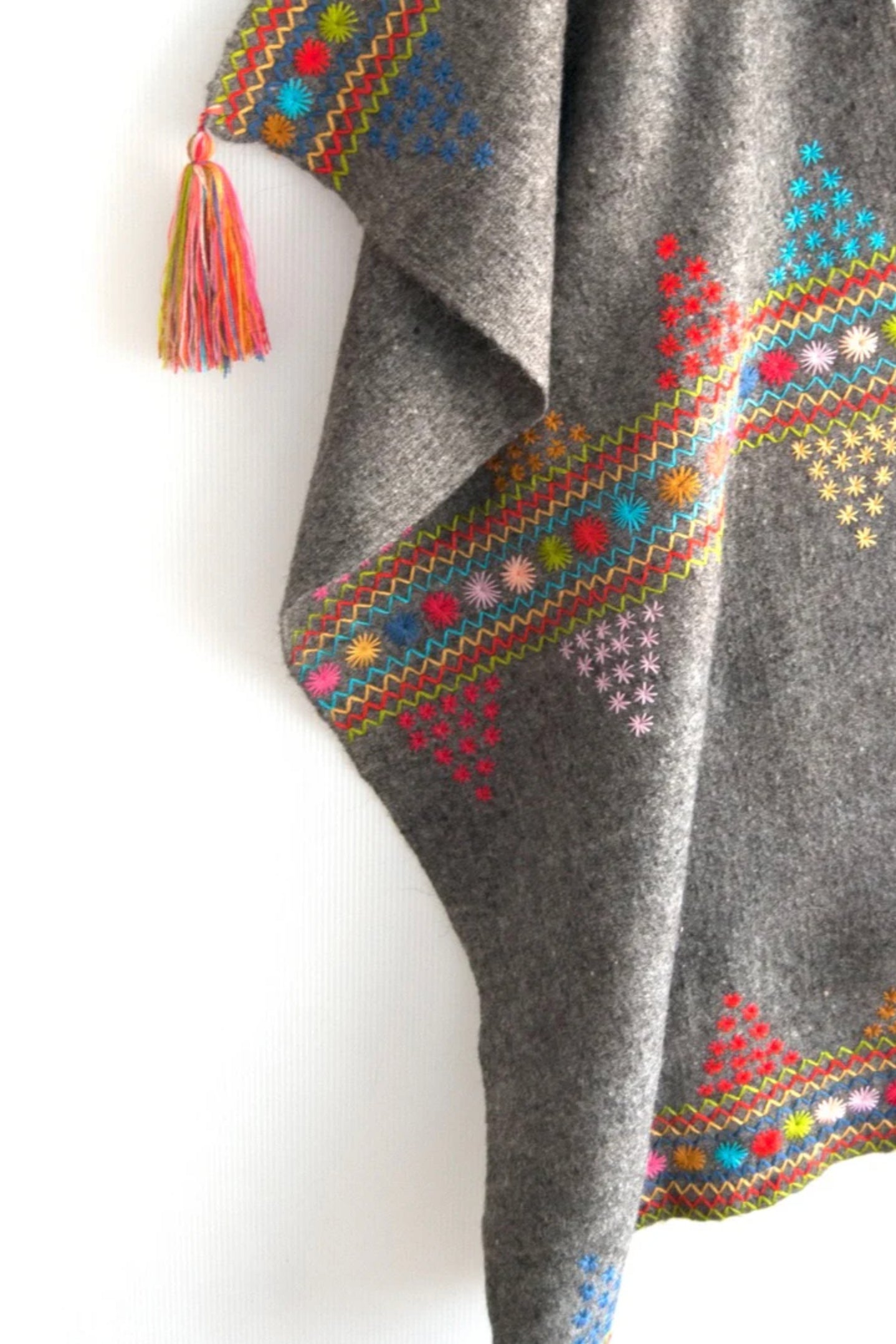 Erika Throw - Grey Multicolor