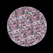 6 Round Placemats Romance is Dead Blue