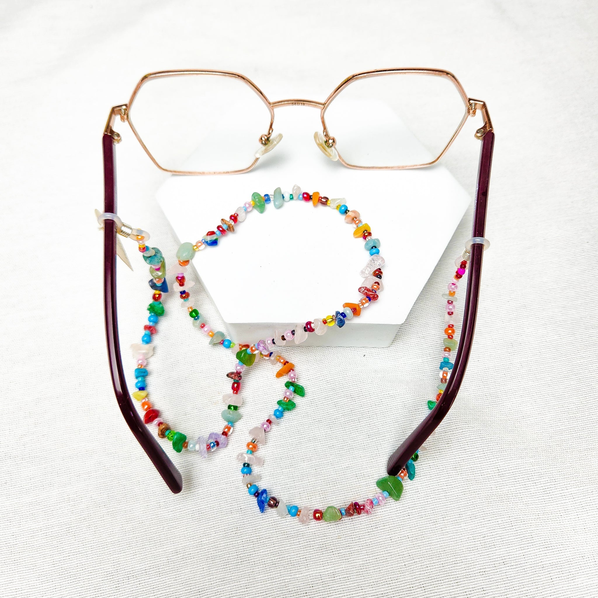 Chunky Bead Eyeglass Holder